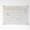 Martha Stewart Grayson Acrylic Wall Calendar w/Notes w/Dry Erase Marker and Mntng Hrdwr, 24in. x 18in., w/Gld Prnt BR-AC-4560-GD-CLRGLD-MS - alternate 5